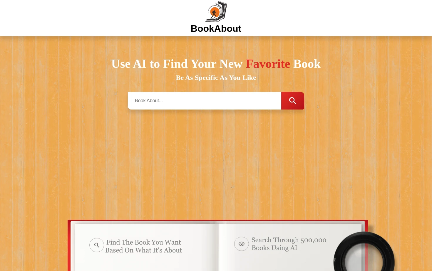 BookAbout 页面快照